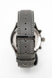  Shop Authentic Hugo Boss Grand Prix White Dial Grey Leather Strap Watch for Men - 1513633 - Luxxuri