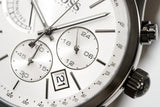  Shop Authentic Hugo Boss Grand Prix White Dial Grey Leather Strap Watch for Men - 1513633 - Luxxuri