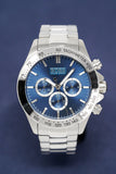  Shop Authentic Hugo Boss Ikon Blue Dial Silver Steel Strap Watch for Men - 1512963 - Luxxuri