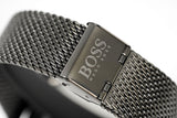  Shop Authentic Hugo Boss Horizon Blue Dial Black Mesh Bracelet Watch for Men - 1513734 - Luxxuri