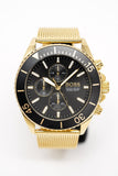  Shop Authentic Hugo Boss Ocean Edition Black Dial Gold Mesh Bracelet Watch for Men - 1513703 - Luxxuri