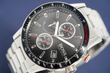  Shop Authentic Hugo Boss Rafale Chronograph Black Dial Silver Steel Strap Watch for Men - 1513509 - Luxxuri