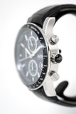  Shop Authentic Hugo Boss Rafale Chronograph Blue Dial Black Leather Strap Watch For Men - 1513391 - Luxxuri