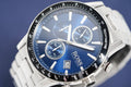  Shop Authentic Hugo Boss Chronograph Driver Blue Dial Silver Steel Strap Watch for Men - 1513081 - Luxxuri