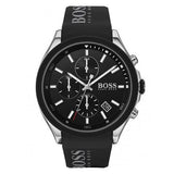  Shop Authentic Hugo Boss Velocity Black Dial Black Leather Strap Watch for Men - 1513716 - Luxxuri