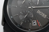  Shop Authentic Hugo Boss Velocity Black Dial Black Rubber Strap Watch for Men - 1513720 - Luxxuri