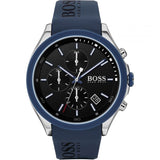  Shop Authentic Hugo Boss Velocity Black Dial Blue Rubber Strap Watch for Men - 1513717 - Luxxuri
