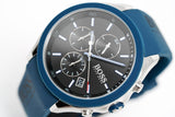  Shop Authentic Hugo Boss Velocity Black Dial Blue Rubber Strap Watch for Men - 1513717 - Luxxuri