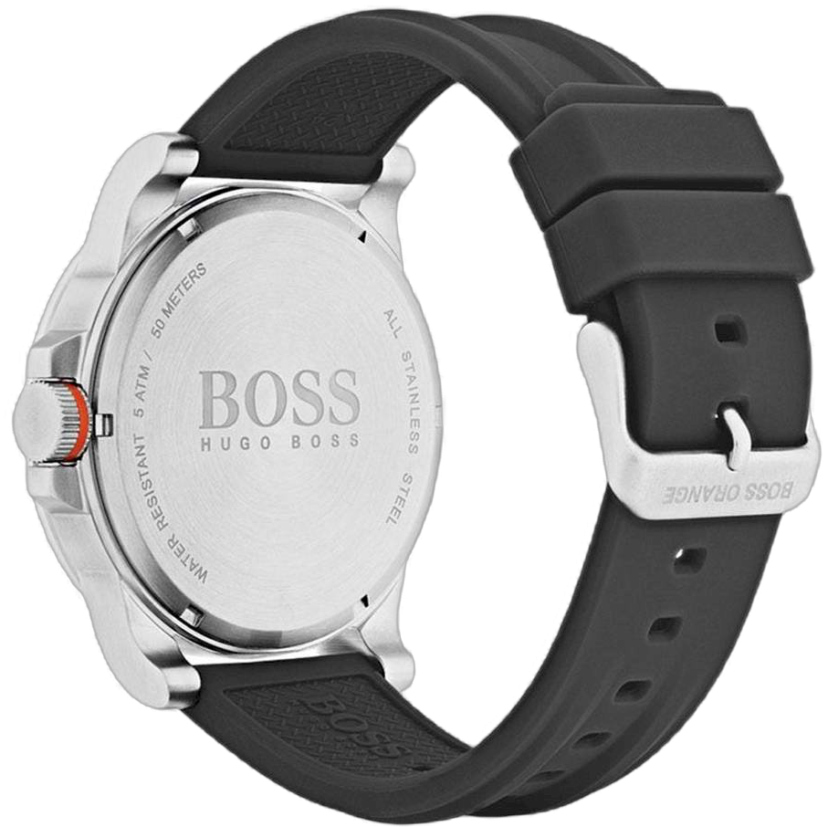  Shop Authentic Hugo Boss Detroit Sport Analog Grey Dial Grey Rubber Strap Watch For Men - 1550007 - Luxxuri