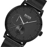  Shop Authentic Hugo Boss Oxygen Black Dial Black Mesh Bracelet Watch for Men - 1513636 - Luxxuri