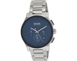  Shop Authentic Hugo Boss Peak Chronograph Blue Dial Silver Steel Strap Watch for Men - 1513763 - Luxxuri