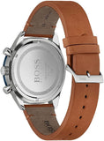  Shop Authentic Hugo Boss Santiago Blue Dial Brown Leather Strap Watch for Men - 1513860 - Luxxuri