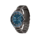 Shop Authentic Hugo Boss Santiago Blue Dial Grey Steel Strap Watch for Men - 1513863 - Luxxuri