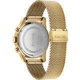  Shop Authentic Hugo Boss Skymaster Black Dial Gold Mesh Bracelet Watch for Men - 1513838 - Luxxuri