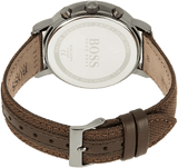  Shop Authentic Hugo Boss Spirit White Dial Brown Nylon Strap Watch for Men - 1513690 - Luxxuri