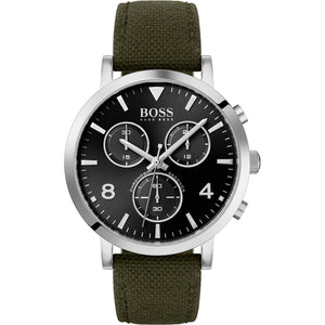  Shop Authentic Hugo Boss Vesada Grey Dial Green Nylon Strap Watch for Men - 1513692 - Luxxuri
