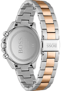 Hugo Boss Novia Brown Dial Two Tone Steel Strap Watch for Women - 1502617