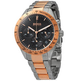  Shop Authentic Hugo Boss Talent Black Dial Two Tone Steel Strap Watch for Men - 1513584 - Luxxuri