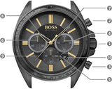  Shop Authentic Hugo Boss Driver Black Dial Black Steel Strap Watch for Men - 1513277 - Luxxuri
