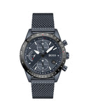  Shop Authentic Hugo Boss Pilot Edition Blue Dial Blue Mesh Bracelet Watch for Men - 1513887 - Luxxuri