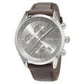  Shop Authentic Hugo Boss Grand Prix Grey Dial Brown Leather Strap Watch for Men -  1513476 - Luxxuri
