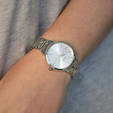  Shop Authentic Hugo Boss Signature Silver Dial Two Tone Steel Strap Watch for Women - 1502568 - Luxxuri
