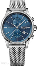  Shop Authentic Hugo Boss Jet Blue Dial Silver Mesh Bracelet Watch for Men - 1513441 - Luxxuri