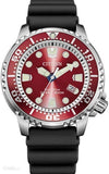 Shop Authentic Citizen Eco Drive Promaster Marine Red Dial Black Rubber Strap Watch For Men - BN0159-15X - Luxxuri