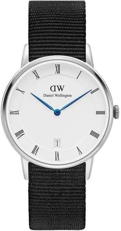  Shop Authentic Daniel Wellington Dapper Cornwall White Dial Black Nylon Strap Watch for Women - DW00100264 - Luxxuri