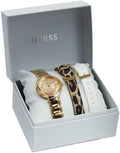  Shop Authentic Guess Montage Quartz Gold Dial Gold Steel Strap Watch For Women - GW0588L1 - Luxxuri