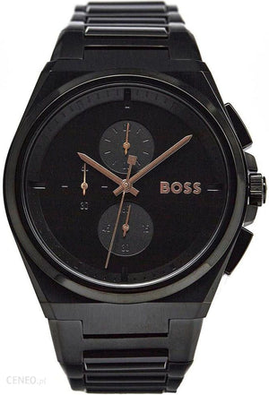  Shop Authentic Hugo Boss Steer Analog Black Dial  Black Steel Strap Watch For Men - 1514068 - Luxxuri