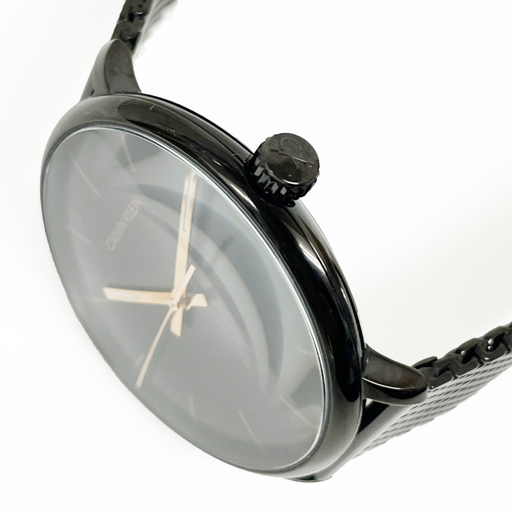  Shop Authentic Calvin Klein High Noon Quartz Black Dial Black Mesh Bracelet Watch for Men - K8M21421 - Luxxuri