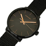  Shop Authentic Calvin Klein High Noon Quartz Black Dial Black Mesh Bracelet Watch for Men - K8M21421 - Luxxuri