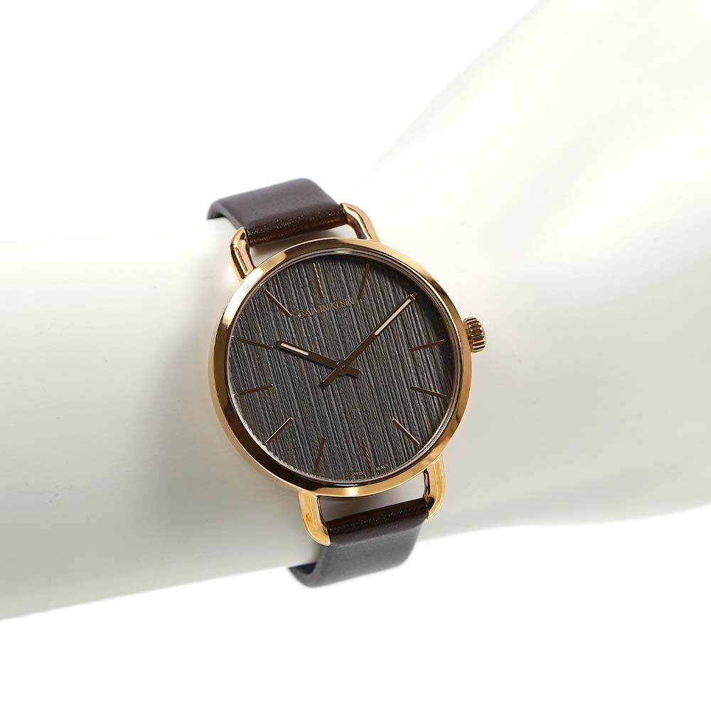  Shop Authentic Calvin Klein Even Grey Dial Brown Leather Strap Watch for Women - K7B236G3 - Luxxuri