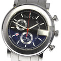  Shop Authentic Gucci G Chrono Black Dial Silver Steel Strap Watch For Men - YA101309 - Luxxuri