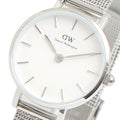  Shop Authentic Daniel Wellington Classic Petite Sterling White Dial Silver Mesh Bracelet Watch for Women - DW00100442 - Luxxuri