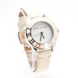  Shop Authentic Marc Jacobs Blade White Dial White Leather Strap Watch for Women - MBM1098 - Luxxuri