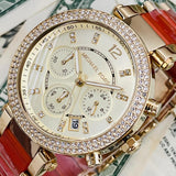  Shop Authentic Michael Kors Parker Gold Dial Two Tone Steel Strap Watch for Women - MK6139 - Luxxuri