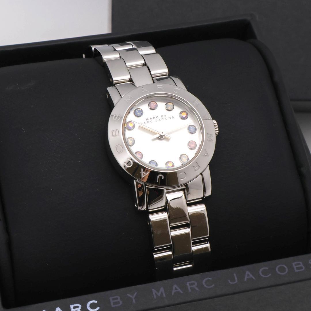  Shop Authentic Marc Jacobs Amy White Dial Silver Steel Strap Watch for Women - MBM3217 - Luxxuri