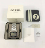  Shop Authentic Fossil Retro Digital Silver Dial Silver Steel Strap Watch for Men - FS5844 - Luxxuri
