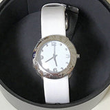  Shop Authentic Marc Jacobs Amy White Dial White Leather Strap Watch for Women - MBM1136 - Luxxuri