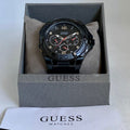  Shop Authentic Guess Genesis Quartz Black Dial Black Silicone Strap Watch For Men - W1254G2 - Luxxuri