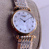  Shop Authentic Longines La Grande Classique De Longines Diamonds Mother of Pearl Dial Two Tone Mesh Bracelet  Watch for Women - L4.209.1.97.7 - Luxxuri