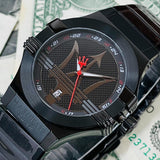  Shop Authentic Maserati Potenza 42mm Black Analog Dial Black Strap Watch For Men - R8853108003 - Luxxuri