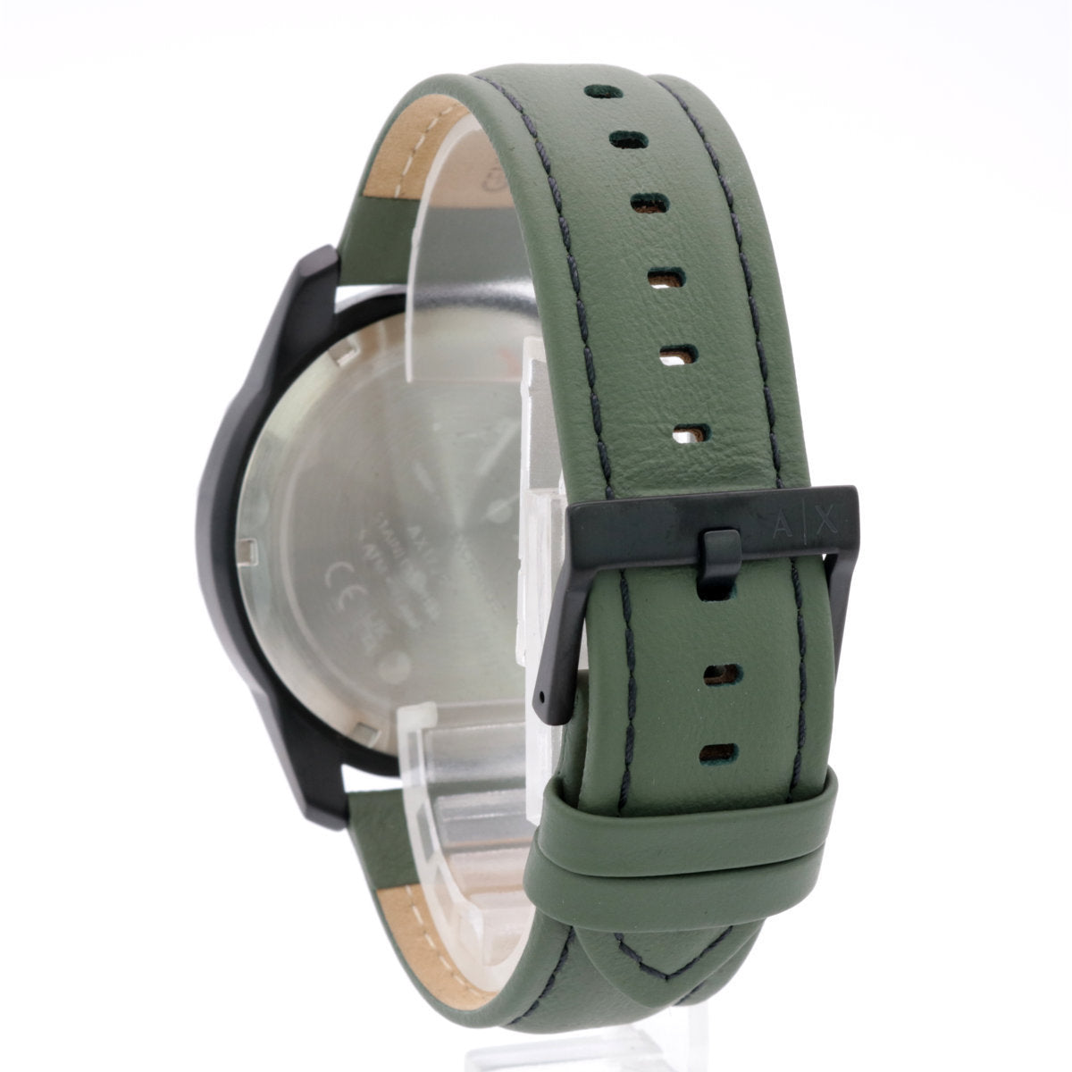  Shop Authentic Armani Exchange Banks Chronograph Green Dial Green Leather Strap Watch For Men - AX1725 - Luxxuri