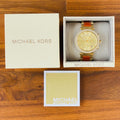  Shop Authentic Michael Kors Parker Gold Dial Two Tone Steel Strap Watch for Women - MK6139 - Luxxuri