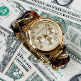  Shop Authentic Michael Kors Runway Gold Dial Two Tone Steel Strap Watch for Women - MK4222 - Luxxuri
