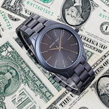  Shop Authentic Michael Kors Slim Runway Quartz Grey Dial Grey Steel Strap Watch For Women - MK4506 - Luxxuri