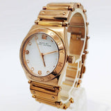  Shop Authentic Marc Jacobs Amy White Dial Rose Gold Steel Strap Watch for Women - MBM8559 - Luxxuri