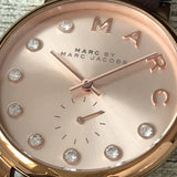  Shop Authentic Marc Jacobs Baker Rose Gold Dial Grey Leather Strap Watch for Women - MBM1400 - Luxxuri